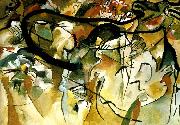 Wassily Kandinsky composition v. oil on canvas
